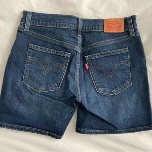 Levi's Women's Mid Length Jean Shorts